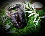 A picture of step 4 of Salt-dried olives👍😜🎄.