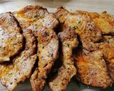 Lecsós tarja, sütőben sütve recept fázis 3 fotója