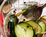A picture of step 4 of Pickled Cucumber.