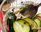 A picture of step 4 of Pickled Cucumber.