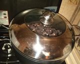 A picture of step 3 of Hibiscus (zobo) drink.
