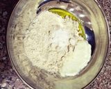A picture of step 1 of No Yeast Pizza.