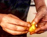 A picture of step 5 of Bharwa aloo / Stuffed baby potatoes.