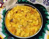 A picture of step 12 of Palakkai Kurma /Jackfruit Kurma.