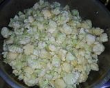 A picture of step 6 of Gobhi chicken.