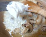 A picture of step 3 of My Mushroom Pasta Dish in a Cheese Sauce 😀.