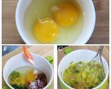 A picture of step 2 of Potato Cheese Omlette- Kids Snack Brunch.