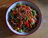 Foto langkah ke 4 dari resep Tumis Brokoli tabur bawang putih.