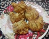 A picture of step 4 of Fried chicken momo.