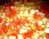 A picture of step 3 of Gazpacho Extremeño.