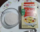 A picture of step 2 of Papaya Banana Custard.
