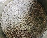 A picture of step 1 of Roohafza & basil seeds drink.