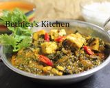 A picture of step 7 of Methi Paneer.