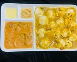 A picture of step 8 of Mini idli sambar plater.