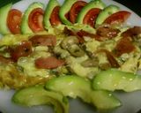 Foto del paso 3 de la receta Tortilla francesa con champiñón y jamón ibérico