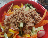 Foto del paso 2 de la receta: Wraps de verduras y atún