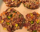 Foto del paso 4 de la receta: Hamburguesas de carne cortada a cuchillo y con verduras