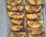 Foto del paso 5 de la receta: Sama Salvaje a la Plancha con Patatas Gajo y Mayonesa de Basil Lemongrass, Ajo y Salsa de Humo