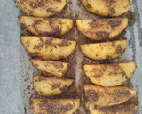 Foto del paso 5 de la receta: Sama Salvaje a la Plancha con Patatas Gajo y Mayonesa de Basil Lemongrass, Ajo y Salsa de Humo