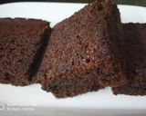 A picture of step 8 of Eggless Fudgy chocolate brownies.