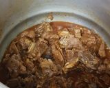 A picture of step 5 of Beef pulao biryani.