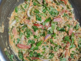 Kodo vegetables millet pancake