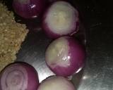 Stuffed onion with gravy-- recipe step 1 photo