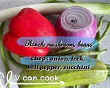 Stir fried veggie 炒雜蔬的食譜步驟1照片