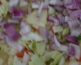 A picture of step 2 of One bite potato salad in papar.