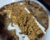 A picture of step 1 of Mince wrap.