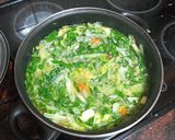 Foto del paso 4 de la receta: Crema de berros, espinacas y garbanzos