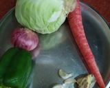 A picture of step 2 of Veg Momos.