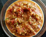 A picture of step 2 of Fresh Red Chilli Chutney.