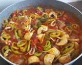 Foto langkah ke 3 dari resep Cumi Saus Padang.