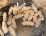 Foto langkah ke 3 dari resep Mpasi Bakso daging sapi pake nasi (ide finger food).