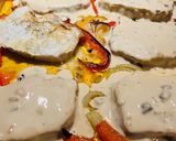 A picture of step 8 of Creamy Sheet Pan Pork Chops.