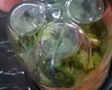 A picture of step 9 of Plum sauce in two different way.