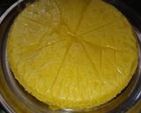 A picture of step 3 of Dhokla (Water bath process).