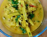 A picture of step 5 of Sohanjana ki phali (drumsticks).
