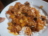 Salsa con carne y verduras