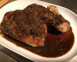 Une image de l'étape 6 de Épaule de chevreau marinée et grillée sauce orange et épices.