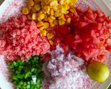 A picture of step 5 of MexicanTortilla wrap with Salsa.