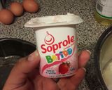 A picture of step 1 of Yogurt Cake.
