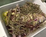 A picture of step 7 of Oven-Roasted Pork Tenderloin with Pink Garlic, Red Onion, and Rosemary.