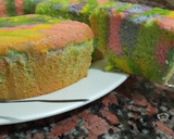 Foto langkah ke 7 dari resep Chiffon Cake Unicorn by Mba Ricke.