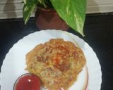 A picture of step 7 of Crispy Potato Lachha Chilla.
