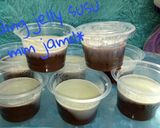 Foto langkah ke 7 dari resep Puding jelly strawberry.