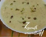 A picture of step 3 of Kaddu Ki Kheer with Badam Mix.