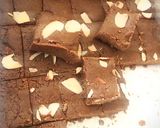 A picture of step 3 of Moong Burfi.