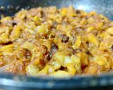 Foto del paso 7 de la receta Berenjena gratinada con codillo y boletus